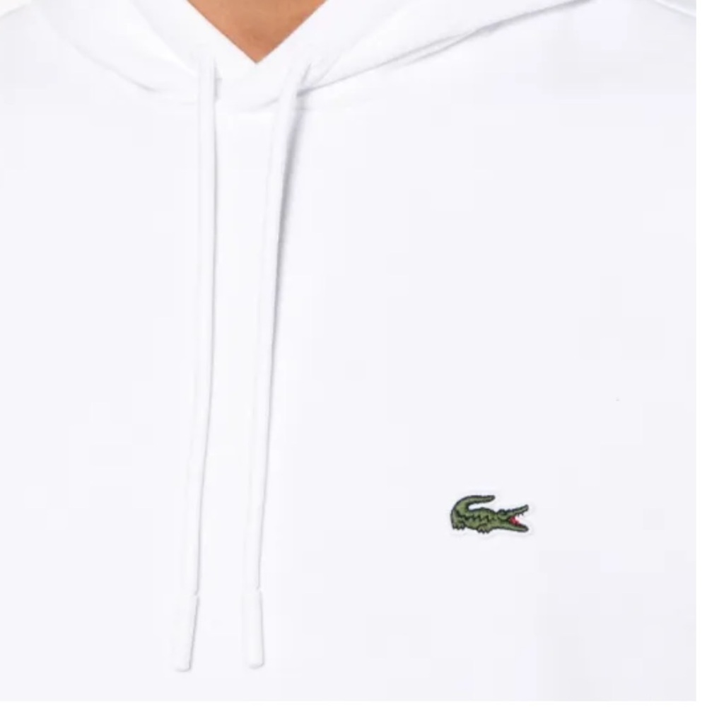NWOT Lacoste Fleece Essential Hoodie - Picture 4 of 11